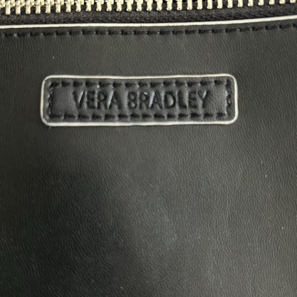 SOLD- Leather Vera Bradley Color Block Large Hipster - Picture 3 of 7